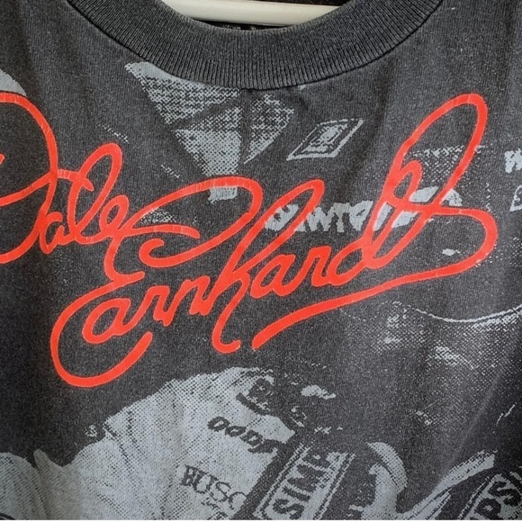 Vintage 1993 Dale Earnhardt Sr Goodwrench Racing All Over Print Nascar Tee Shirt - Picture 11 of 12
